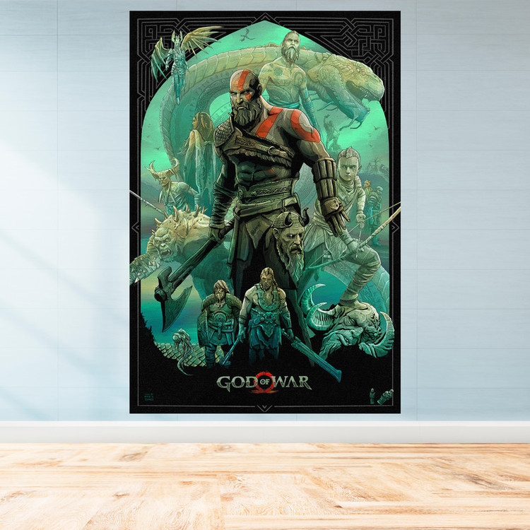 تابلو مدل گیمینگ گاد اف وار god of war کد 1268