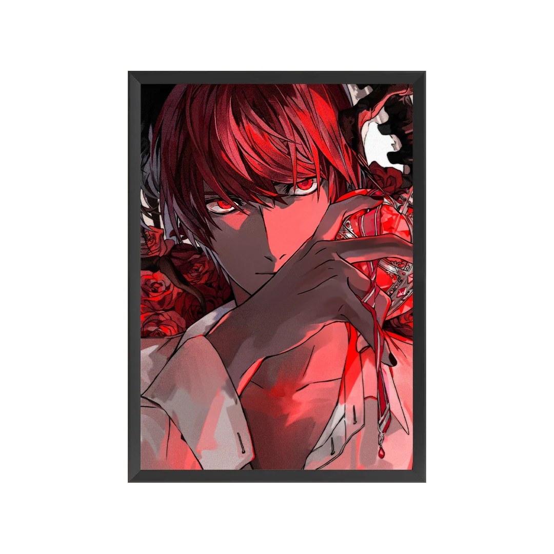 تابلو لایت یاگامی انیمه Death Note سایز 30 در 40 سانت (پس کرایه)