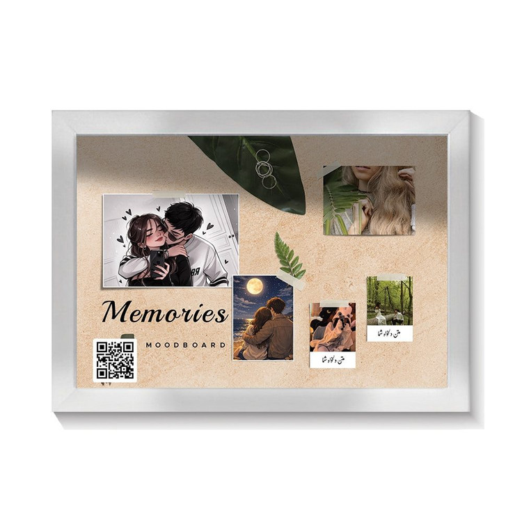 تابلو کلاژ موزیکال طرح moodboard کد GPF-14006