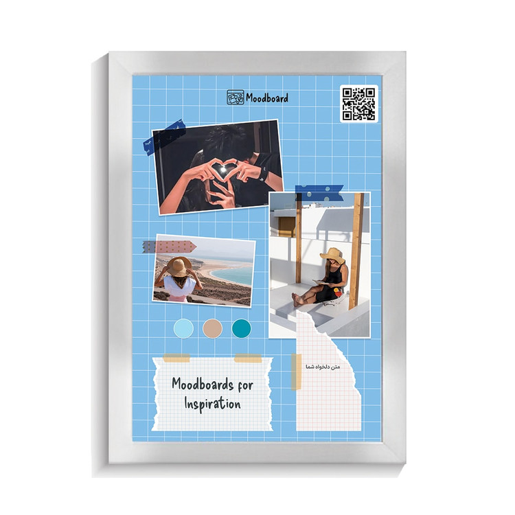 تابلو کلاژ موزیکال طرح moodboard کد GPF-14005