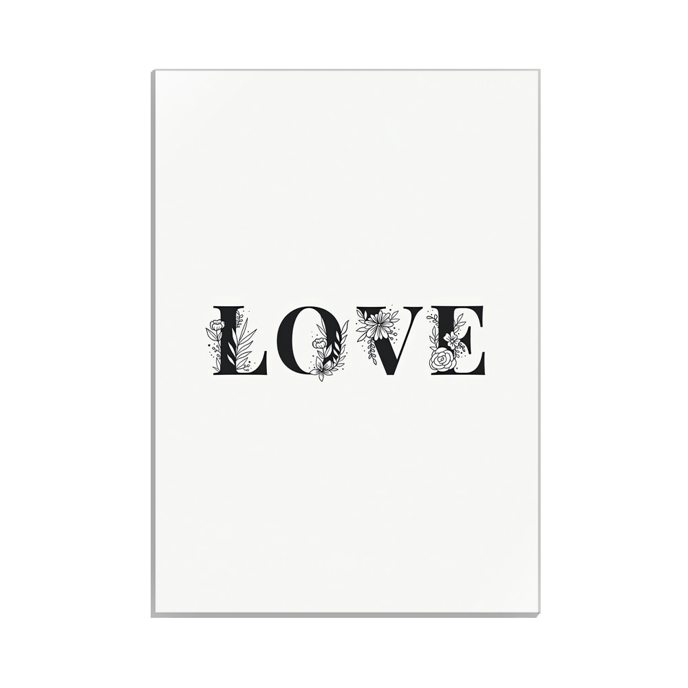 متال پوستر عاشقانه طرح love کد MP-27076