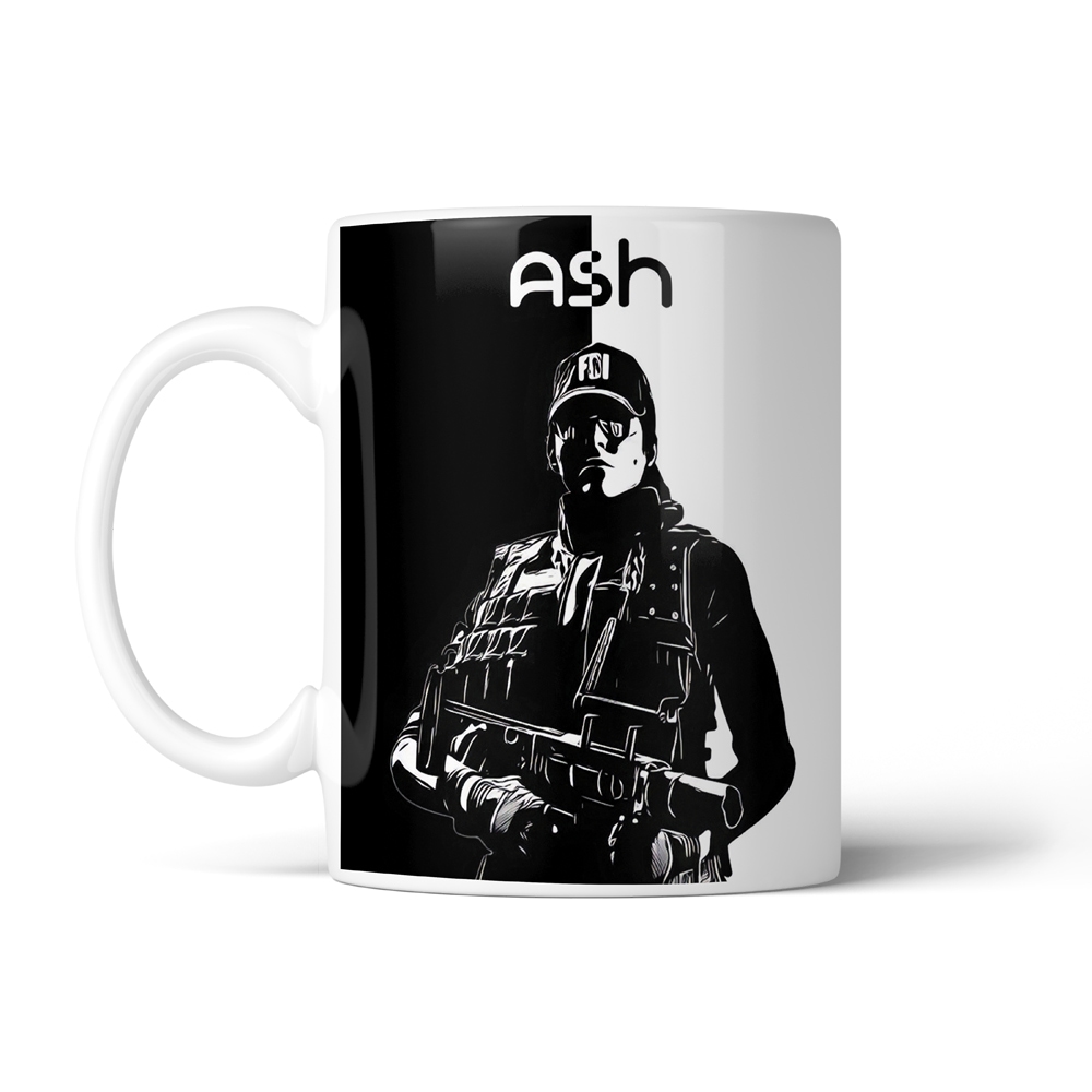 ماگ گیمینگ طرح ash رینبو سیکس کد SM-30213