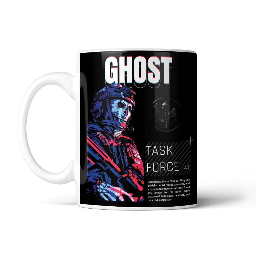 ماگ گیمینگ طرح ghost کال اف دیوتی کد SM-30039