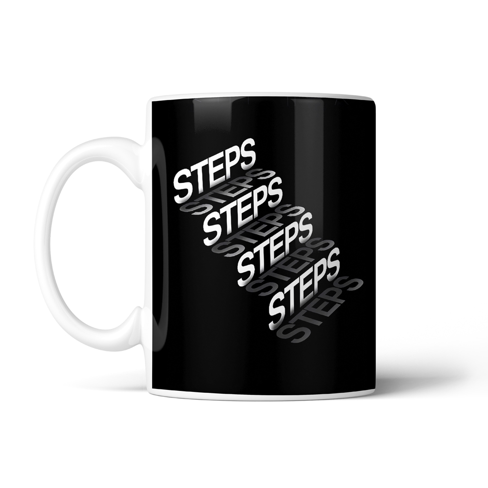 ماگ تایپوگرافی طرح steps کد SM-15086