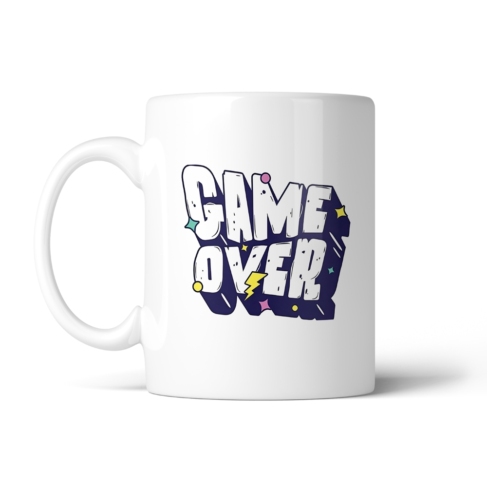 ماگ تایپوگرافی طرح game over کد SM-15057