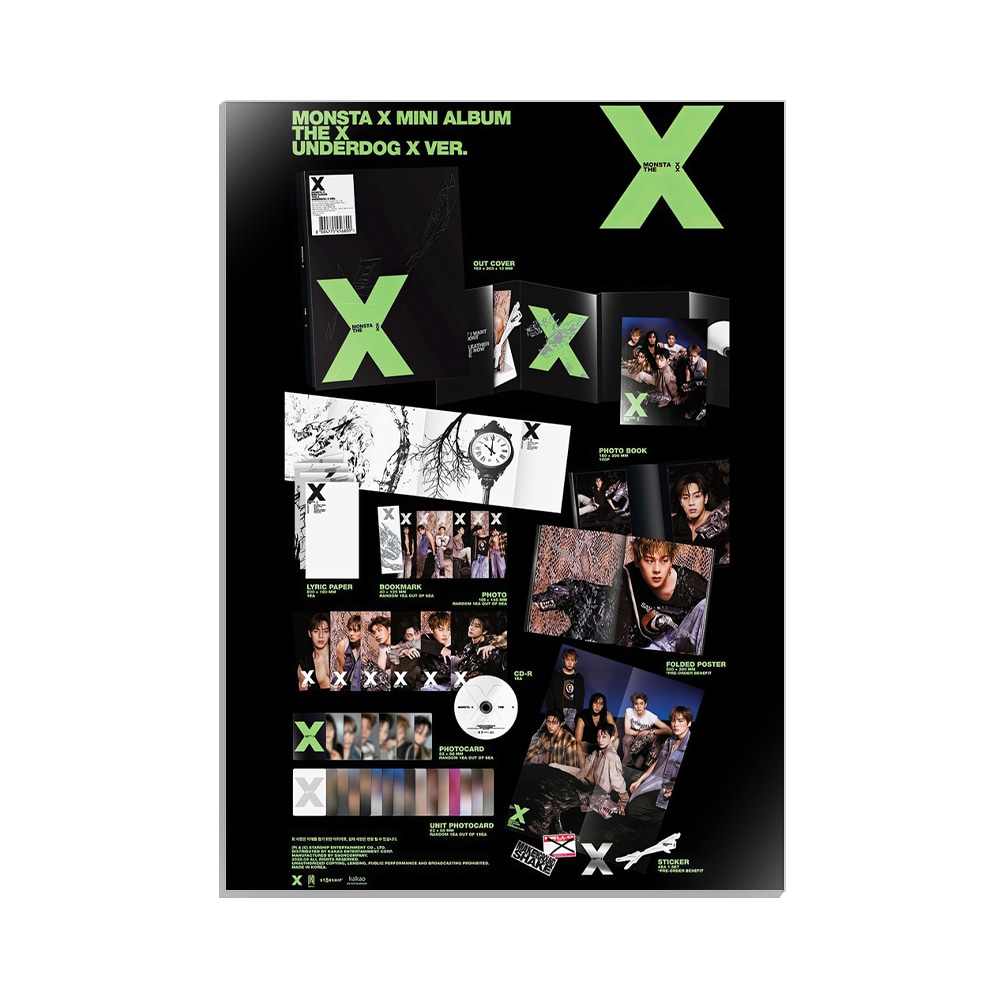متال پوستر خواننده طرح Monsta x کد MP-20207