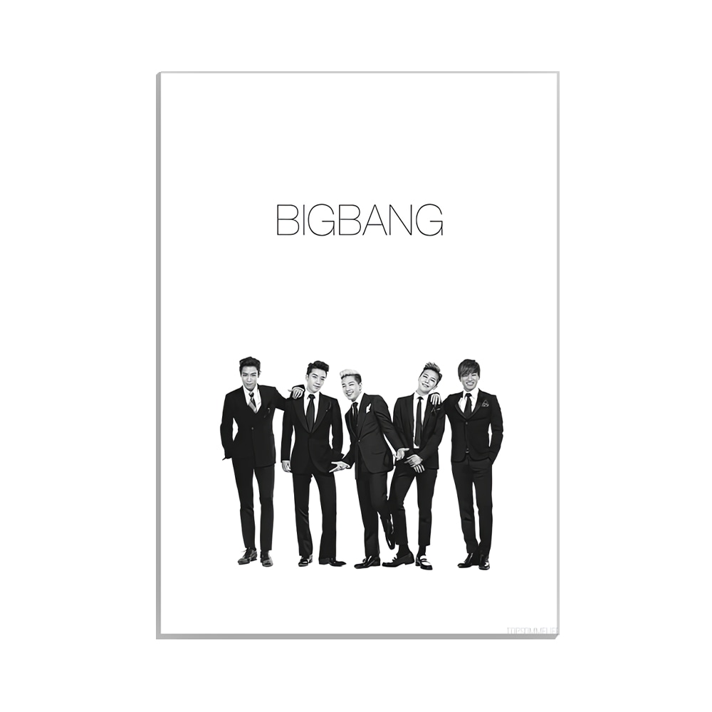 متال پوستر خواننده طرح BIG BANG کد MP-20029
