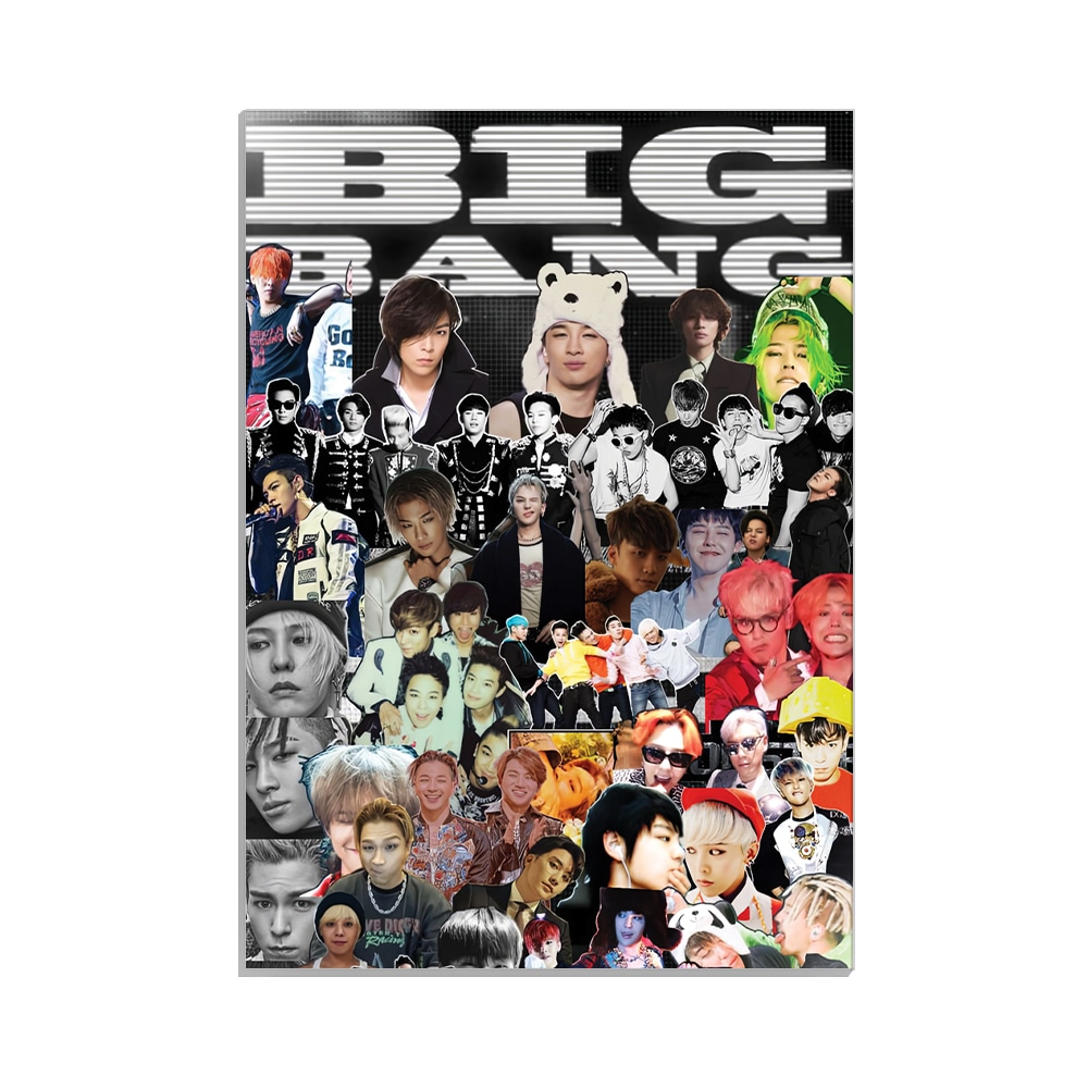 متال پوستر خواننده طرح BIG BANG کد MP-20016