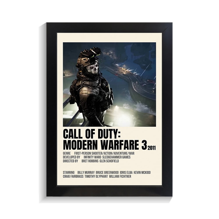 تابلو گیمینگ طرح کال اف دیوتی modern warfare 3 کد PF-30043