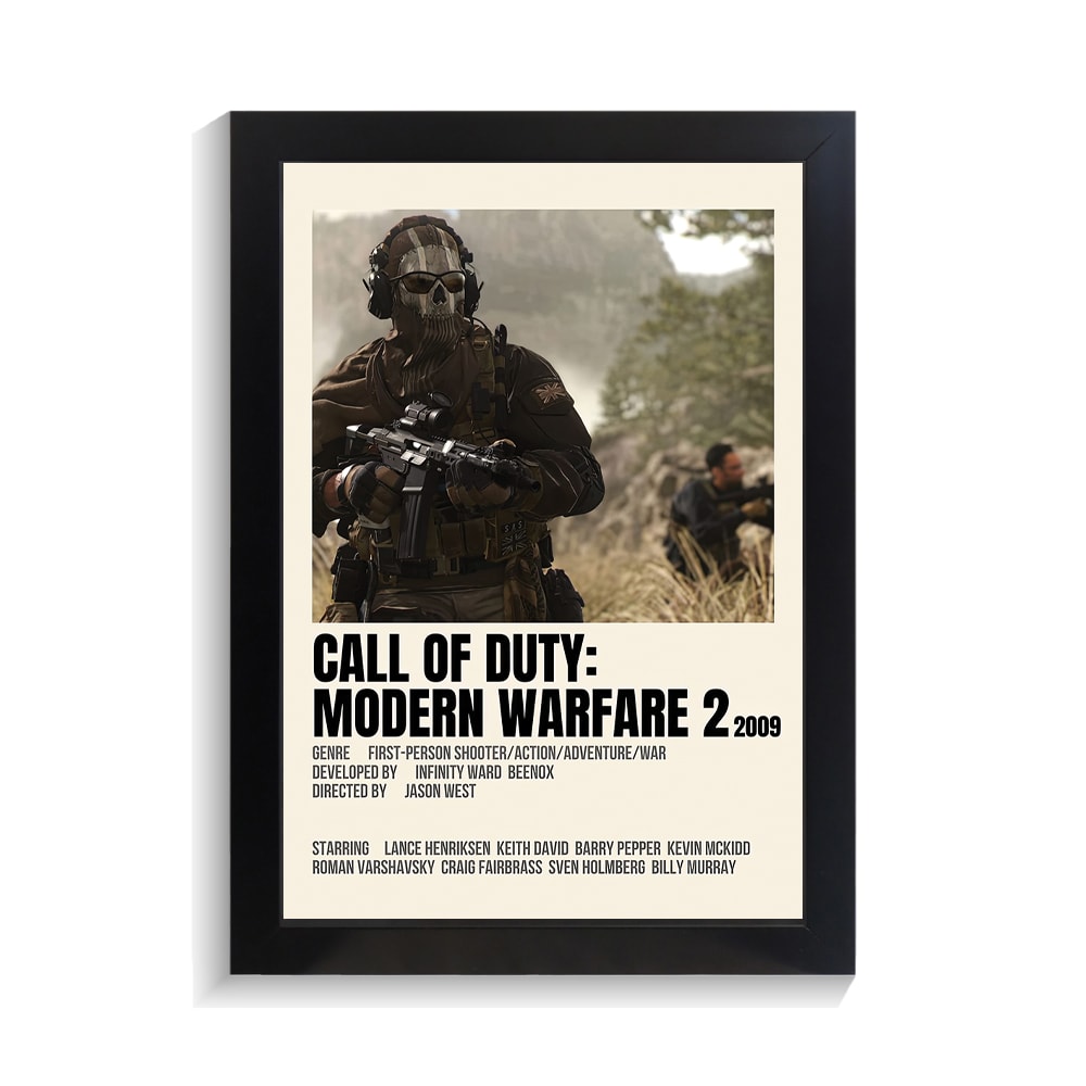تابلو گیمینگ طرح کال اف دیوتی modern warfare 2 کد PF-30064
