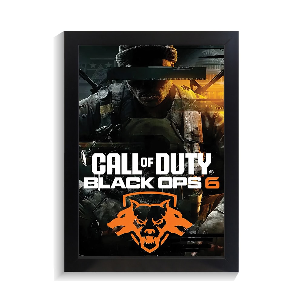 تابلو گیمینگ طرح کال اف دیوتی black ops 6 کد PF-30046