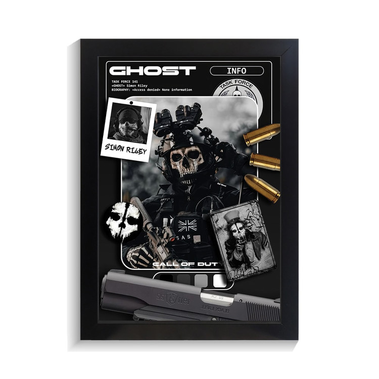 تابلو گیمینگ طرح ghost کال اف دیوتی کد PF-30037