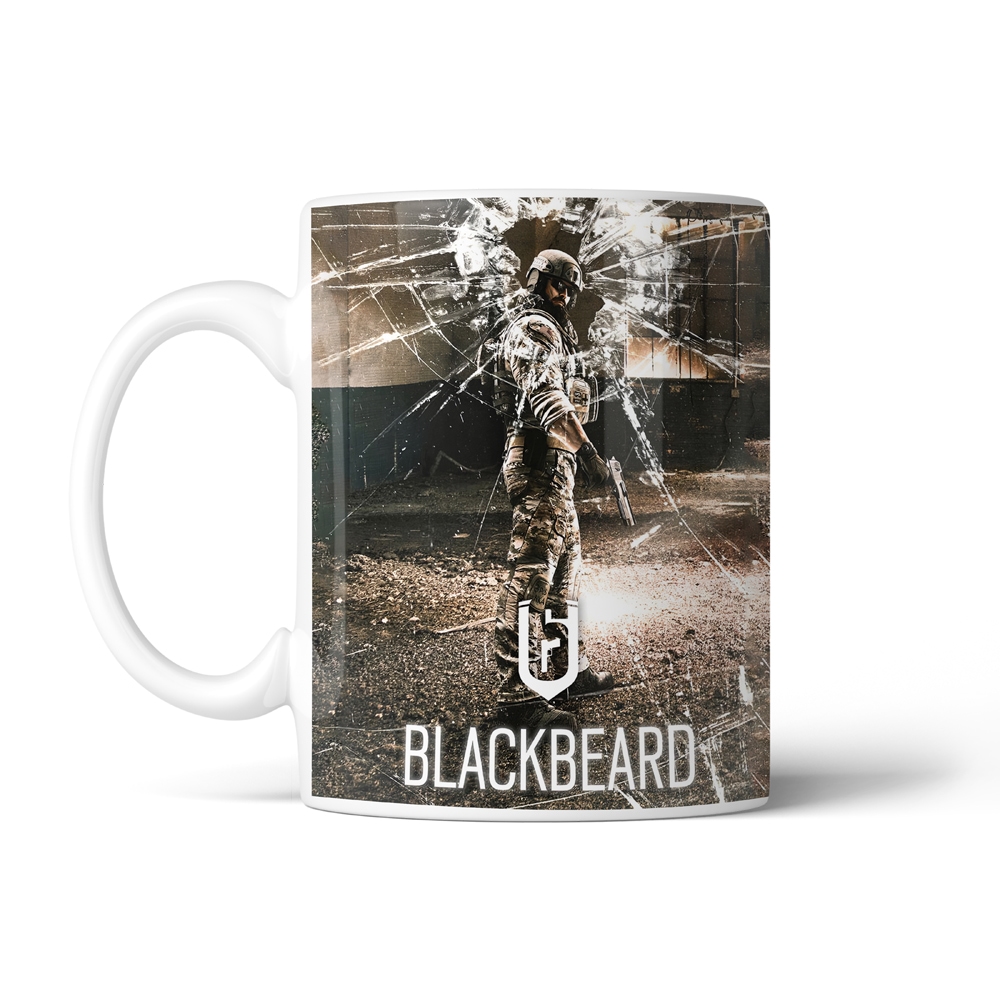 ماگ گیمینگ طرح blackbeard رینبو سیکس کد SM-30254