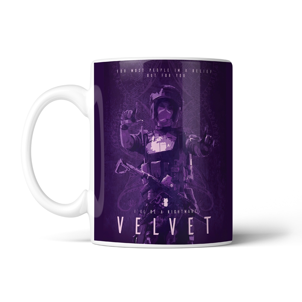 ماگ گیمینگ طرح velvet رینبو سیکس کد SM-30255