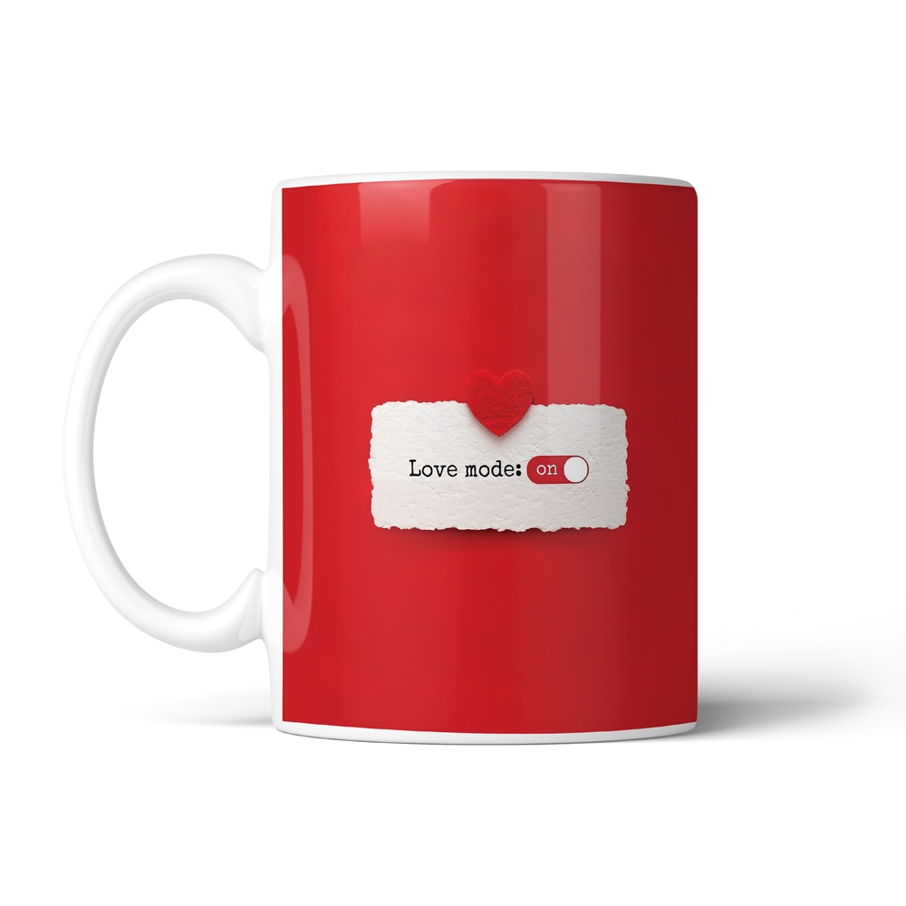 ماگ عاشقانه طرح love mode کد SM-27057