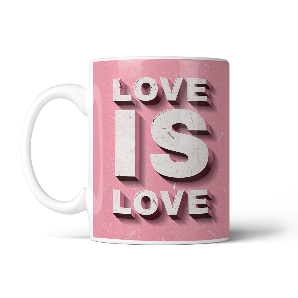 ماگ عاشقانه طرح love is love کد SM-27070