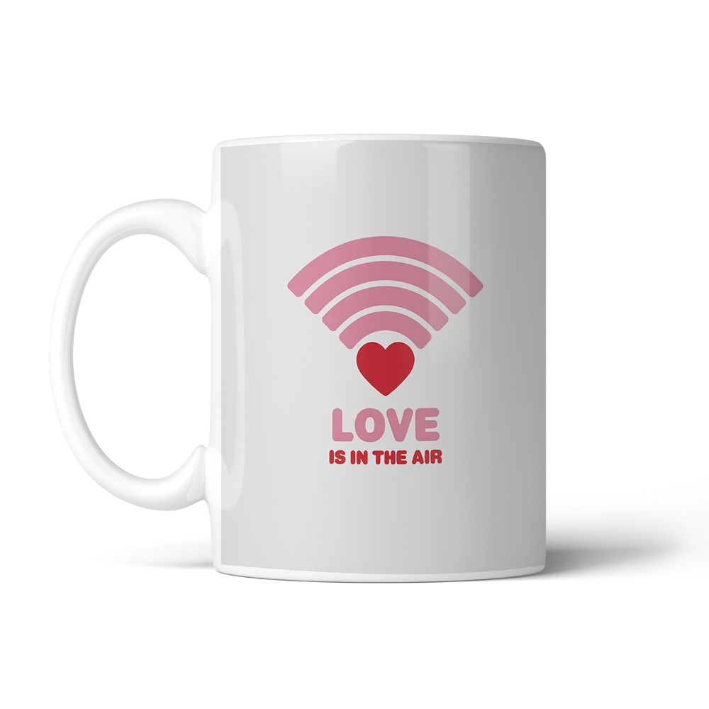 ماگ عاشقانه طرح love in the air کد SM-27045