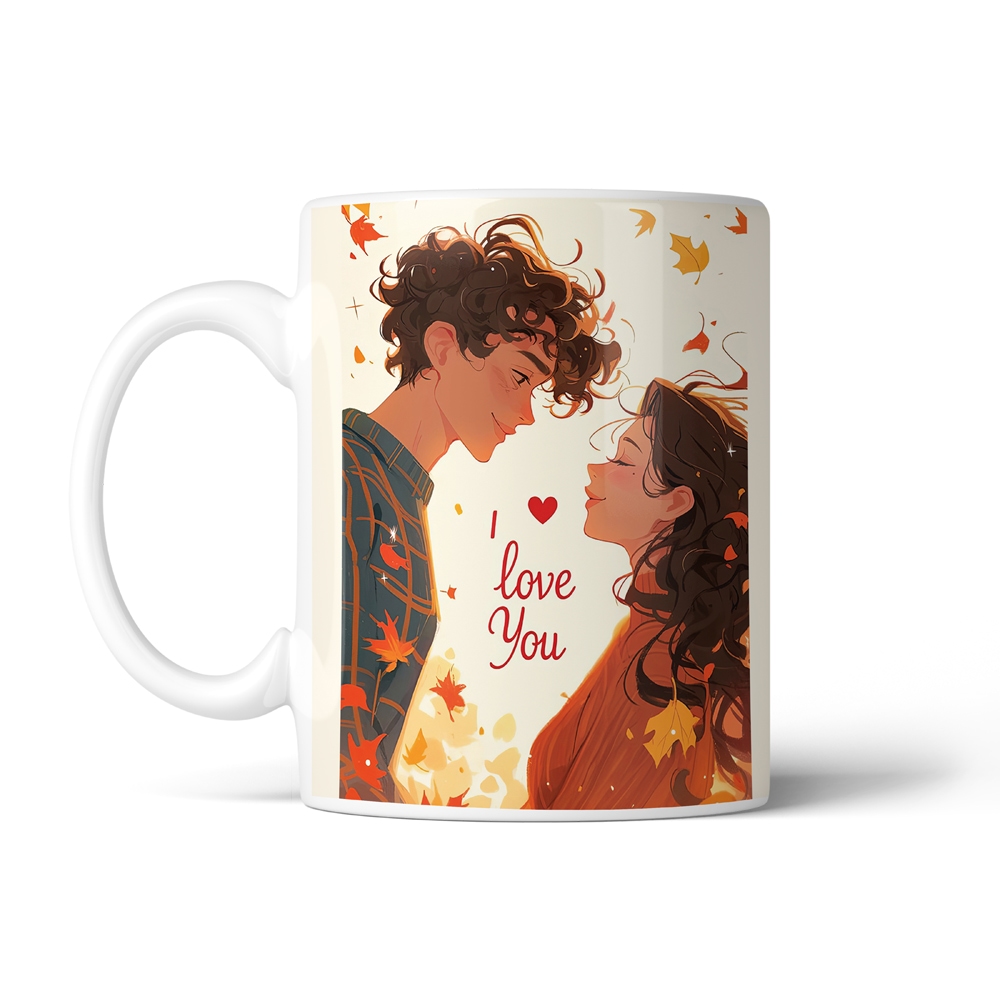 ماگ عاشقانه طرح i love you کد SM-27025