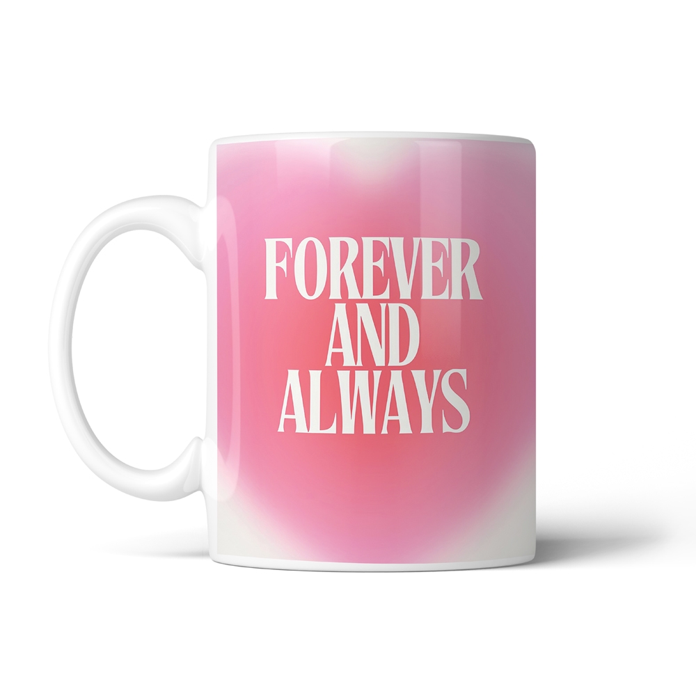 ماگ عاشقانه طرح forever کد SM-27086