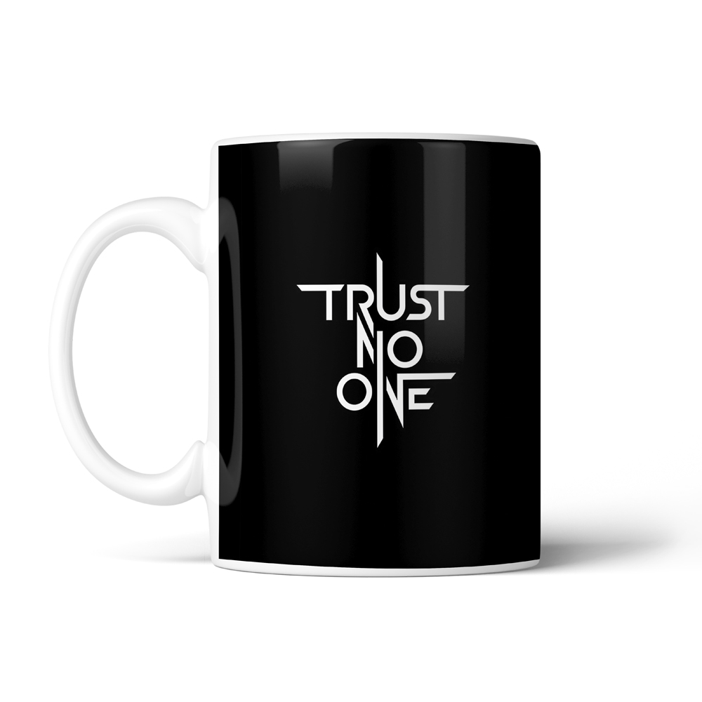 ماگ تایپوگرافی طرح trust no one کد SM-15054