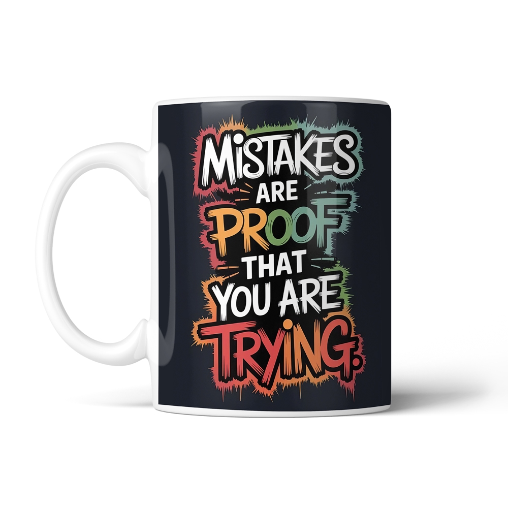 ماگ تایپوگرافی طرح mistakes کد SM-15044