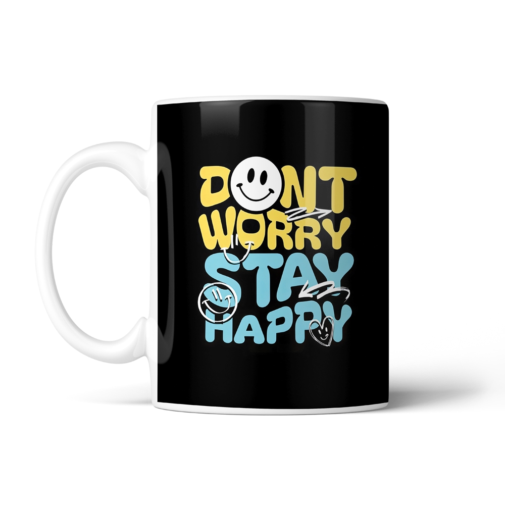 ماگ تایپوگرافی طرح dont worry کد SM-15062