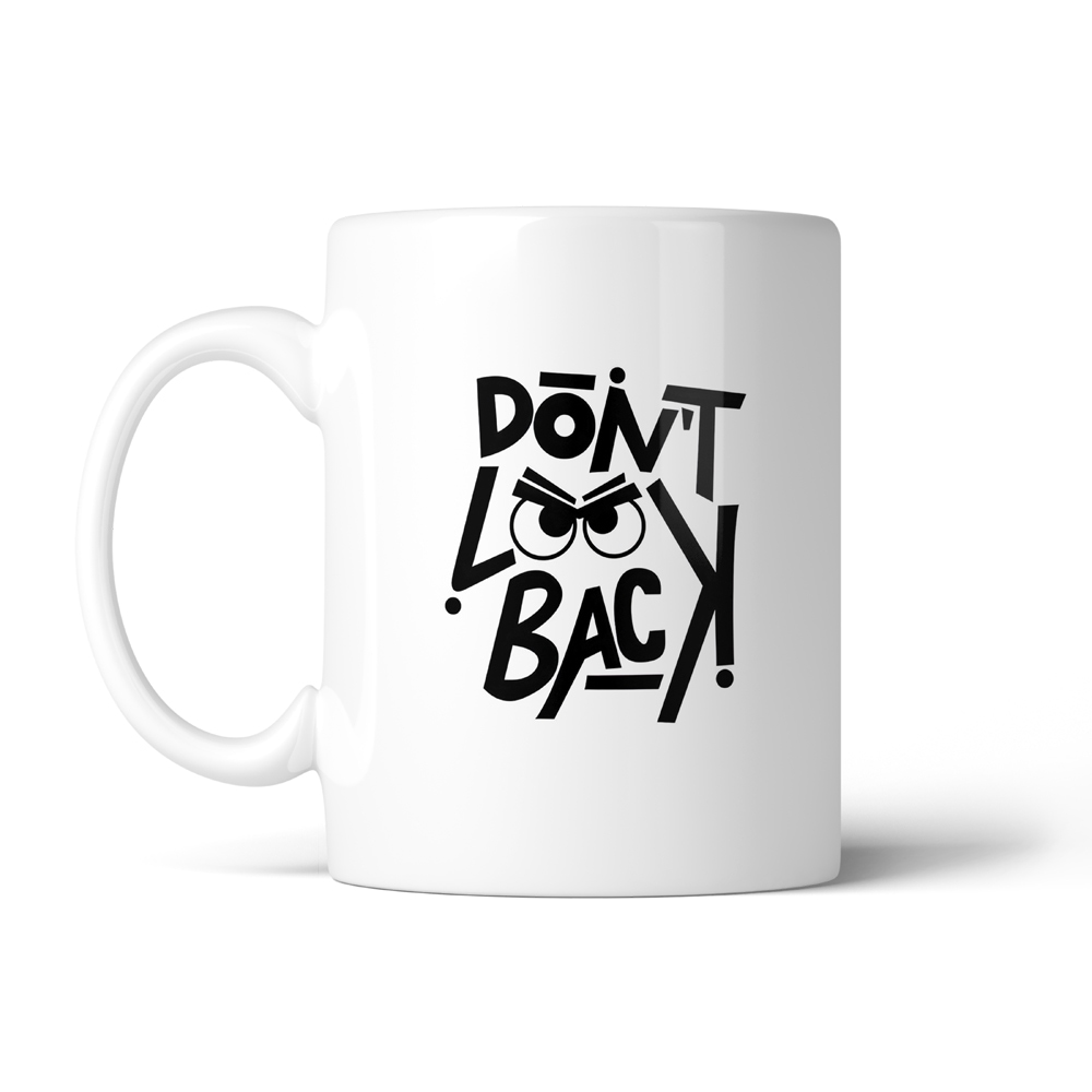 ماگ تایپوگرافی طرح dont look back کد SM-15053