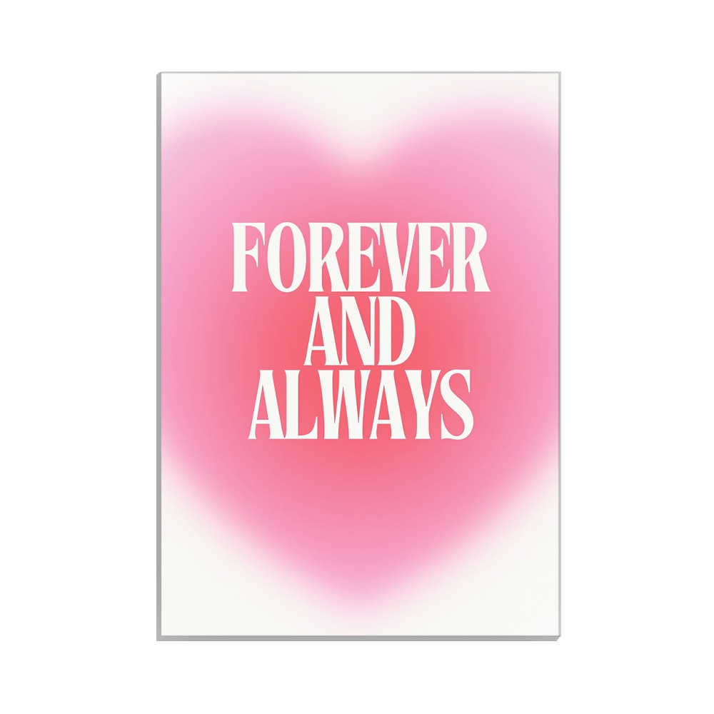 متال پوستر عاشقانه طرح forever کد MP-27086