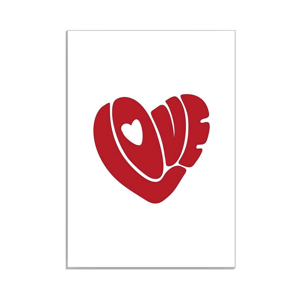 متال پوستر عاشقانه طرح love کد MP-27073