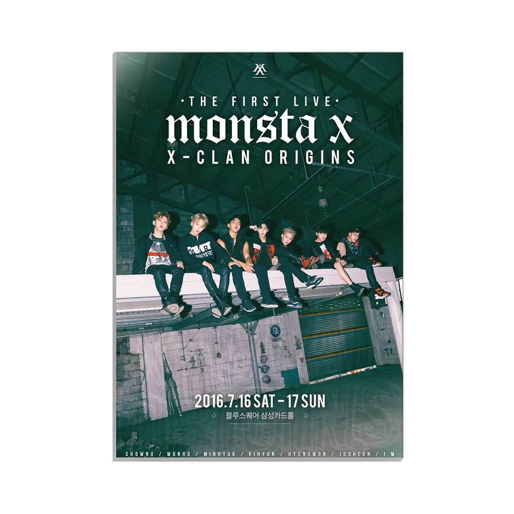 متال پوستر خواننده طرح Monsta x کد MP-20214
