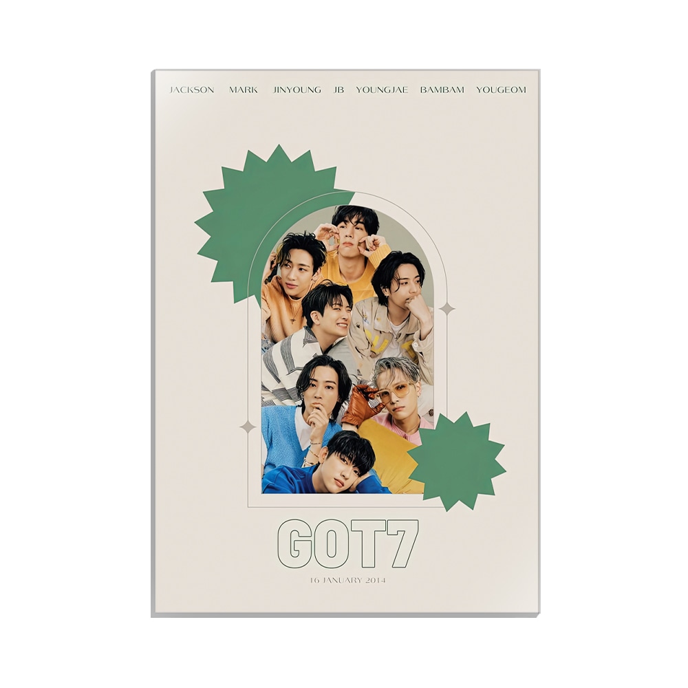 متال پوستر خواننده طرح Got 7 کد MP-20177