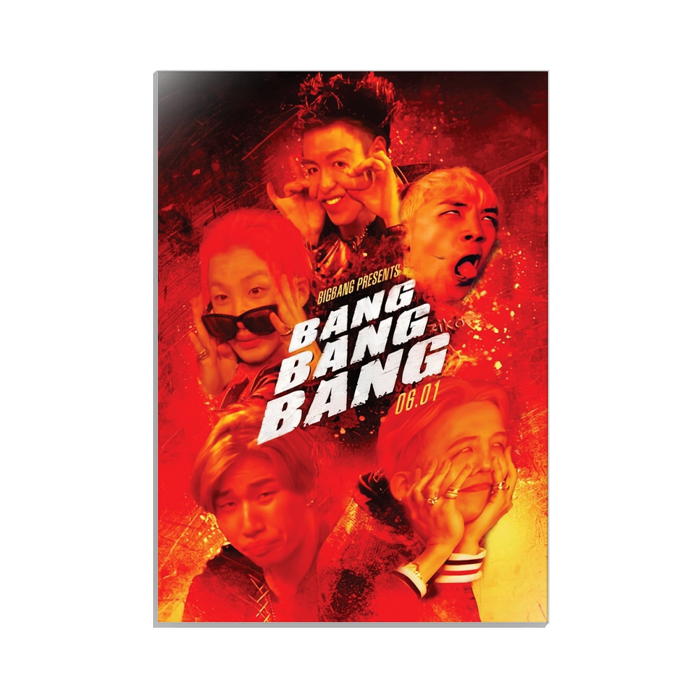 متال پوستر خواننده طرح BIG BANG کد MP-20025