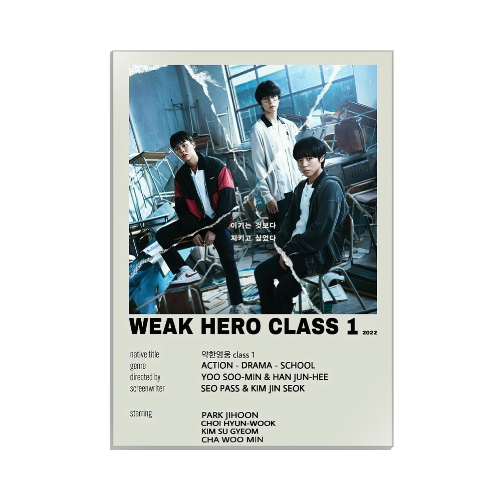 متال پوستر کی دراما طرح weak hero class 1 کد MP-12032