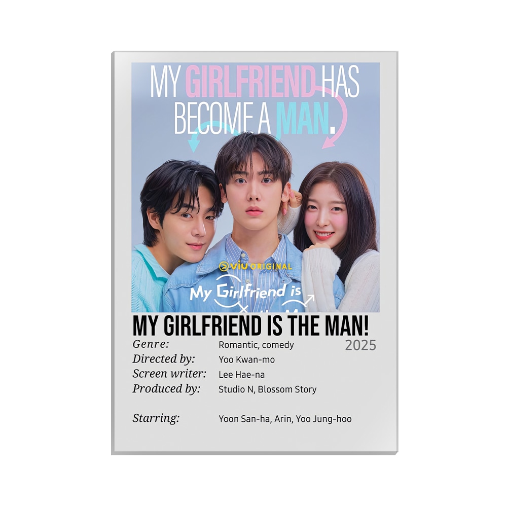 متال پوستر کی دراما طرح my girlfriend is the man کد MP-12022