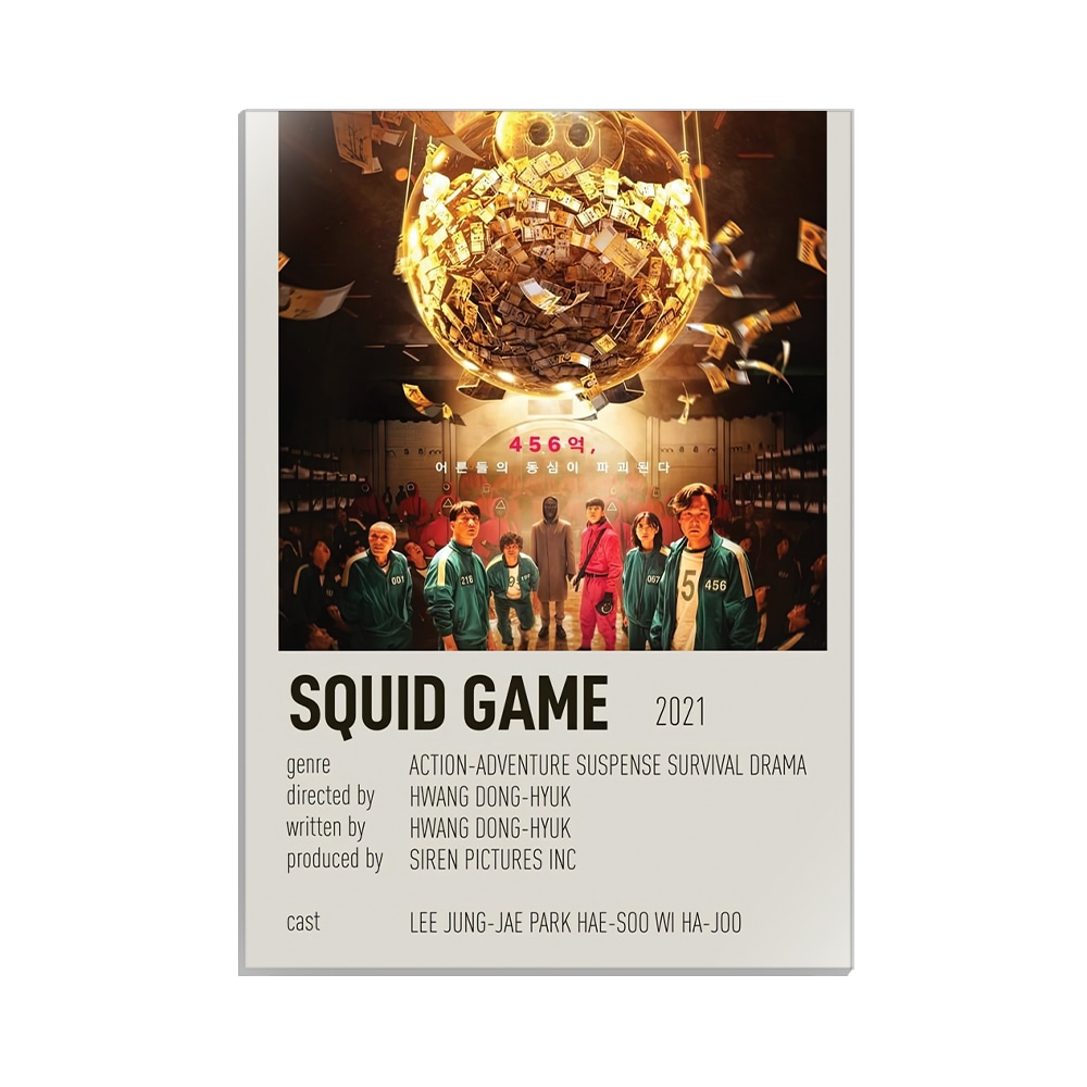 متال پوستر کی دراما طرح squid game کد MP-12015