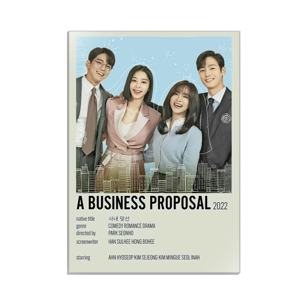 متال پوستر کی دراما طرح a business proposal کد MP-12067