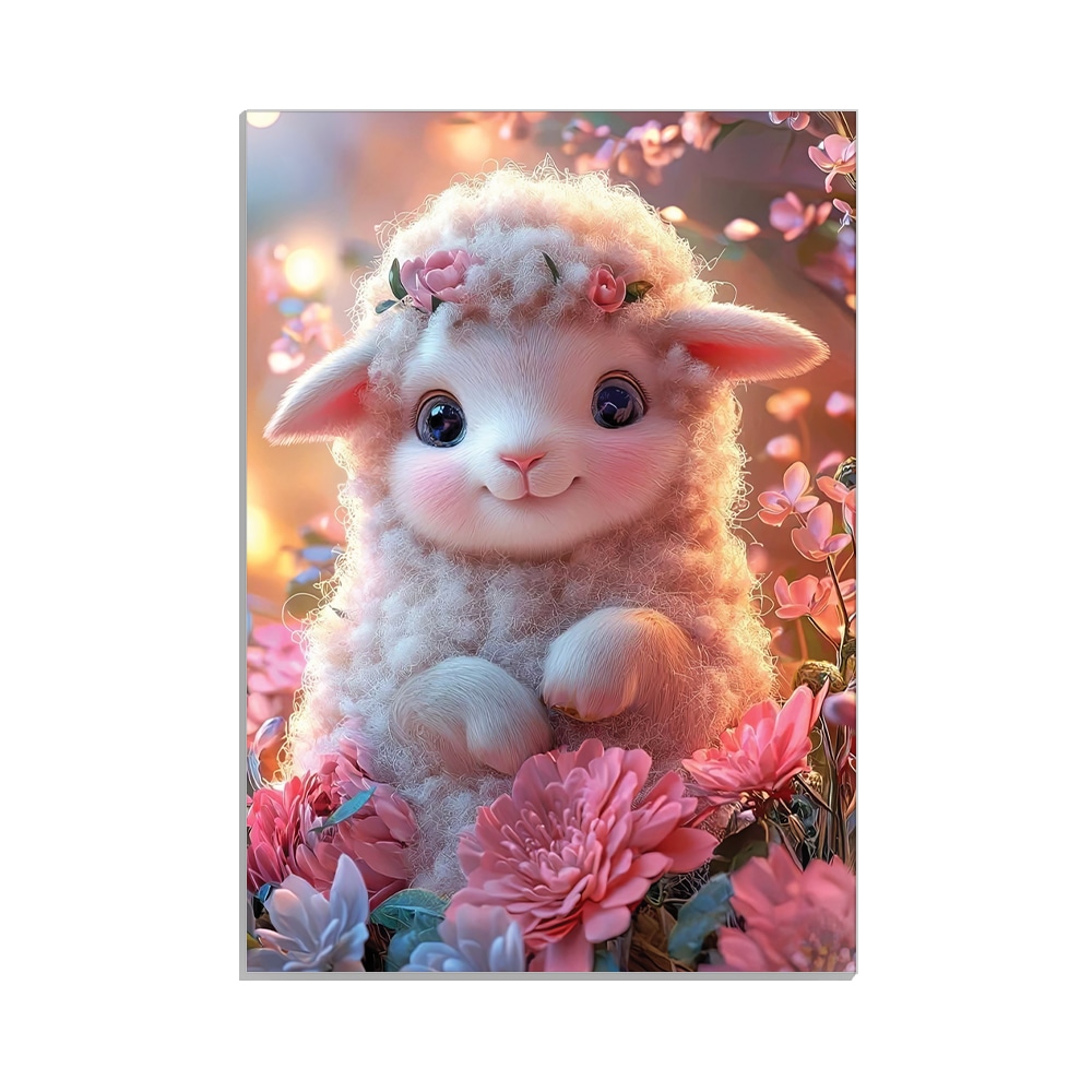 متال پوستر کودکانه طرح گوسفند کد MP-26077