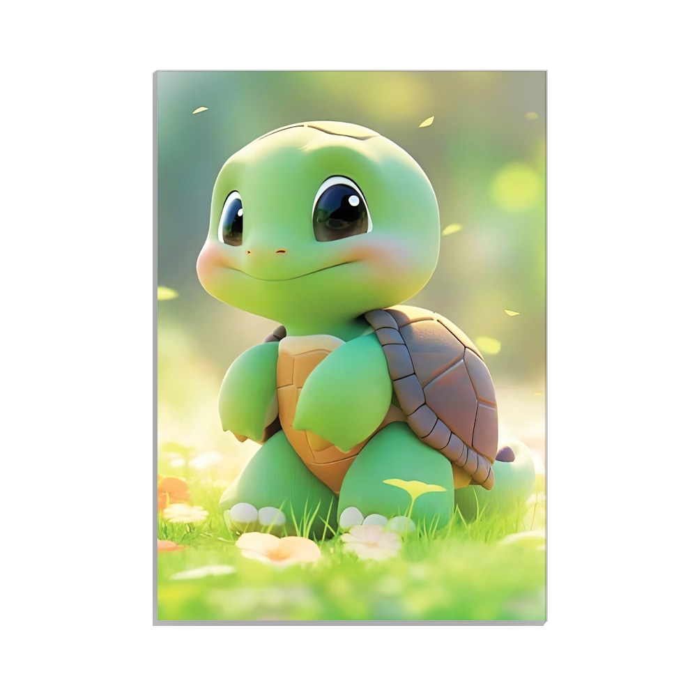 متال پوستر کودکانه طرح لاک پشت کد MP-26065