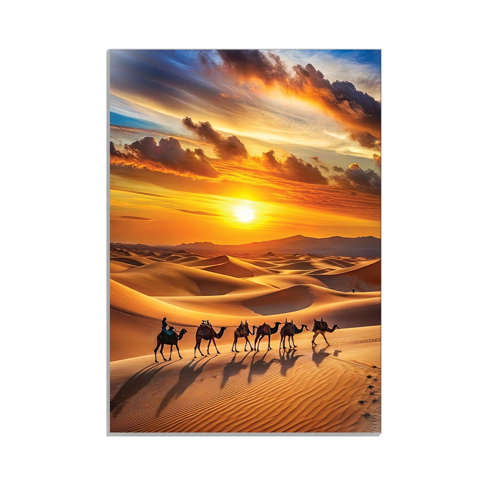 متال پوستر منظره طرح بیابان کد MP-22014