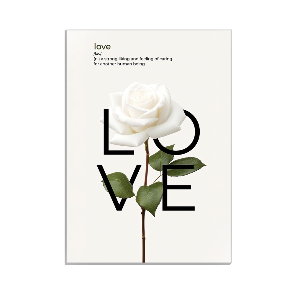 متال پوستر عاشقانه طرح love کد MP-27080
