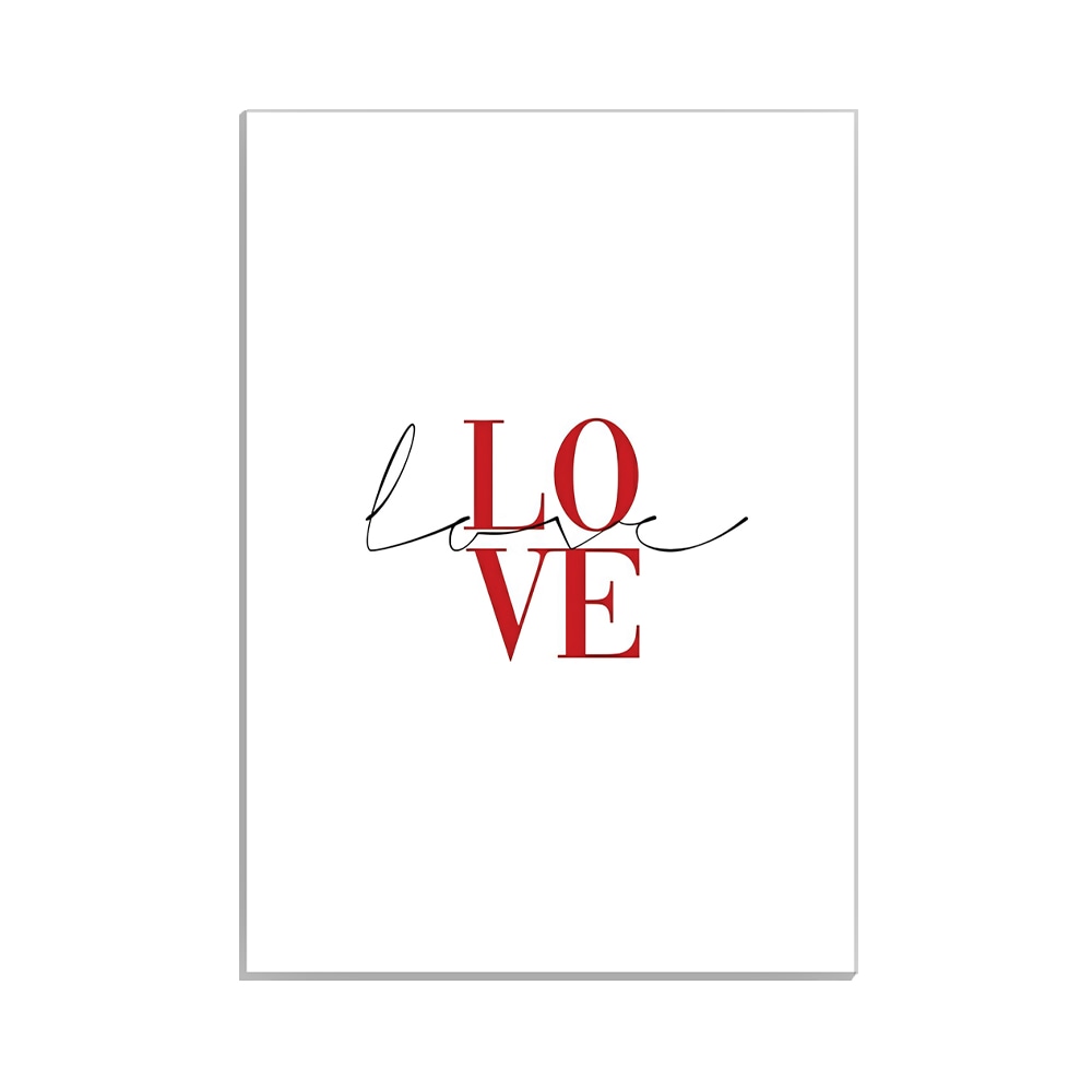 متال پوستر عاشقانه طرح love کد MP-27092