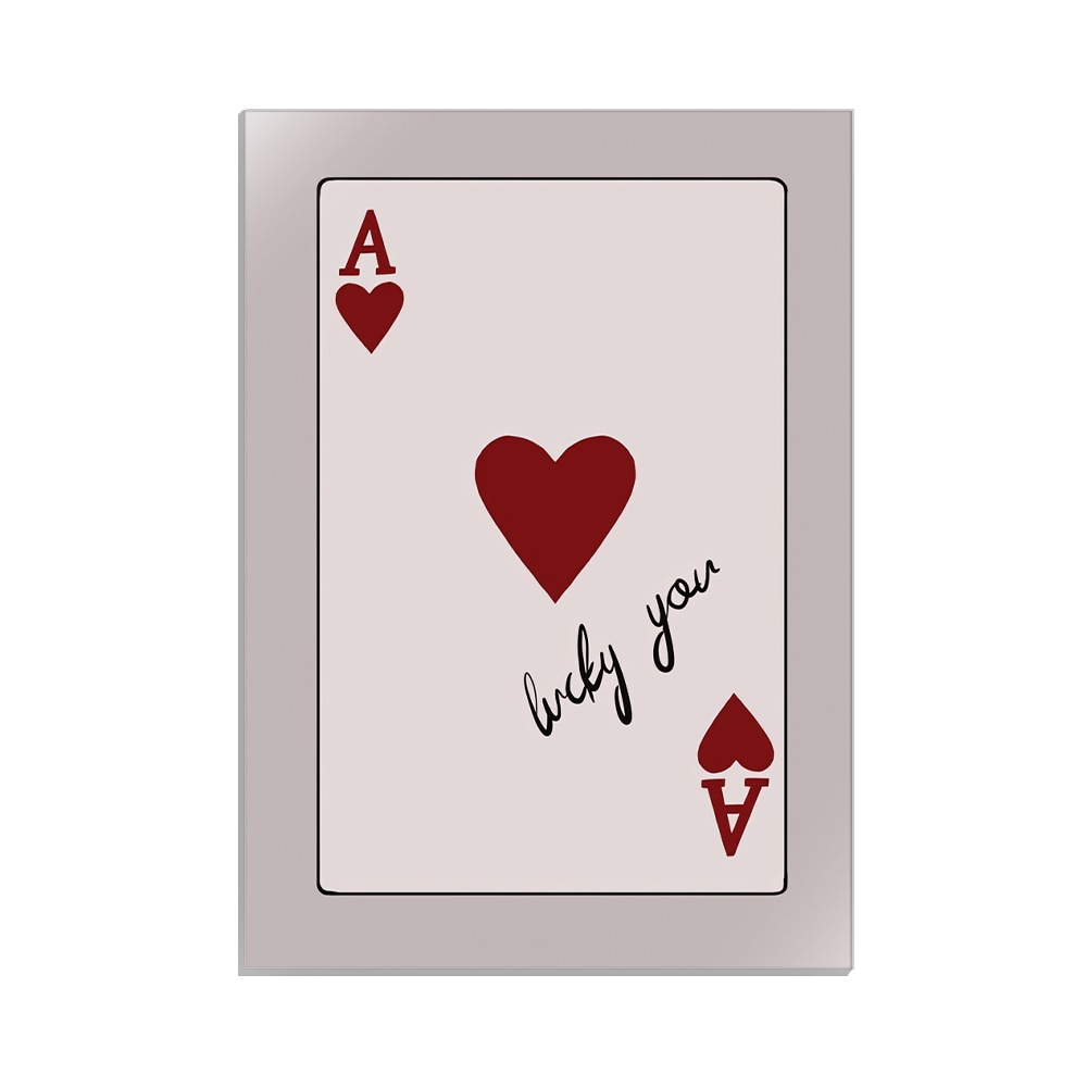 متال پوستر عاشقانه طرح lucky you کد MP-27047
