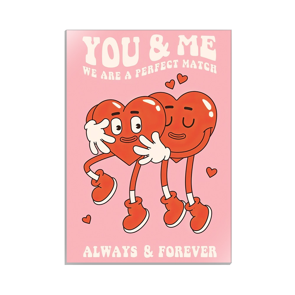 متال پوستر عاشقانه طرح you and me کد MP-27046