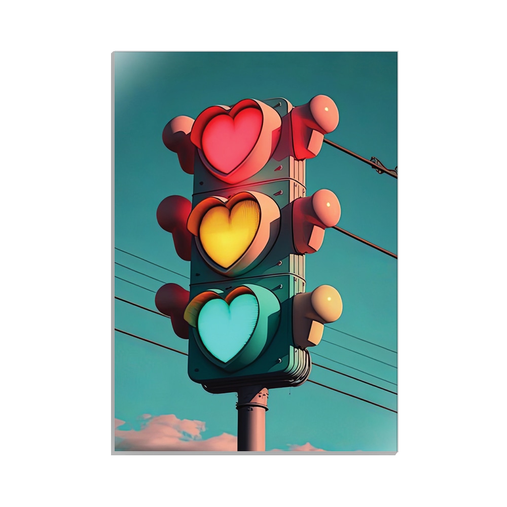 متال پوستر عاشقانه طرح  heart کد MP-27035
