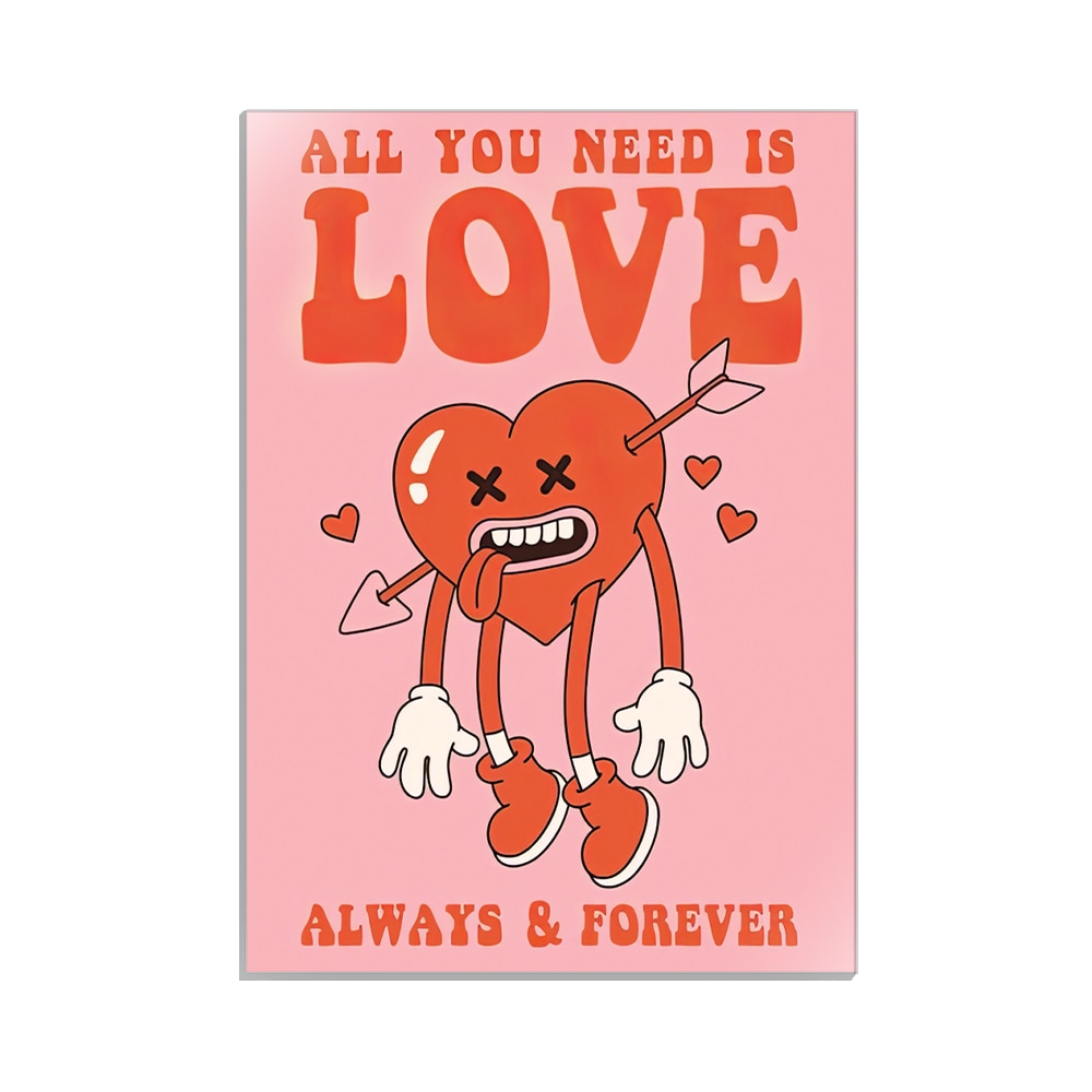 متال پوستر عاشقانه طرح love forever کد MP-27063