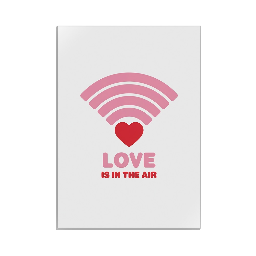 متال پوستر عاشقانه طرح love in the air کد MP-27045
