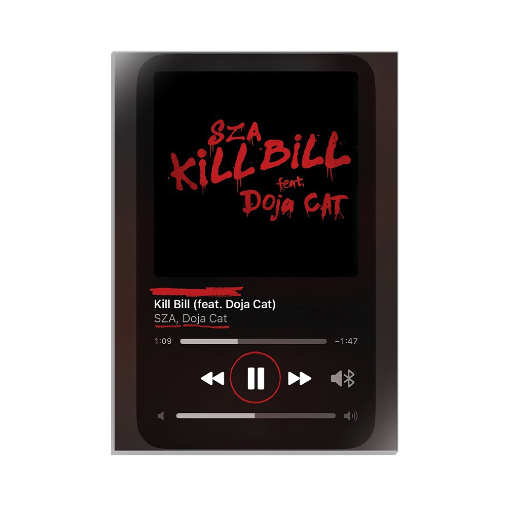 متال پوستر خواننده طرح موزیک پلیر Kill Bill دوجا کت کد MP-20318