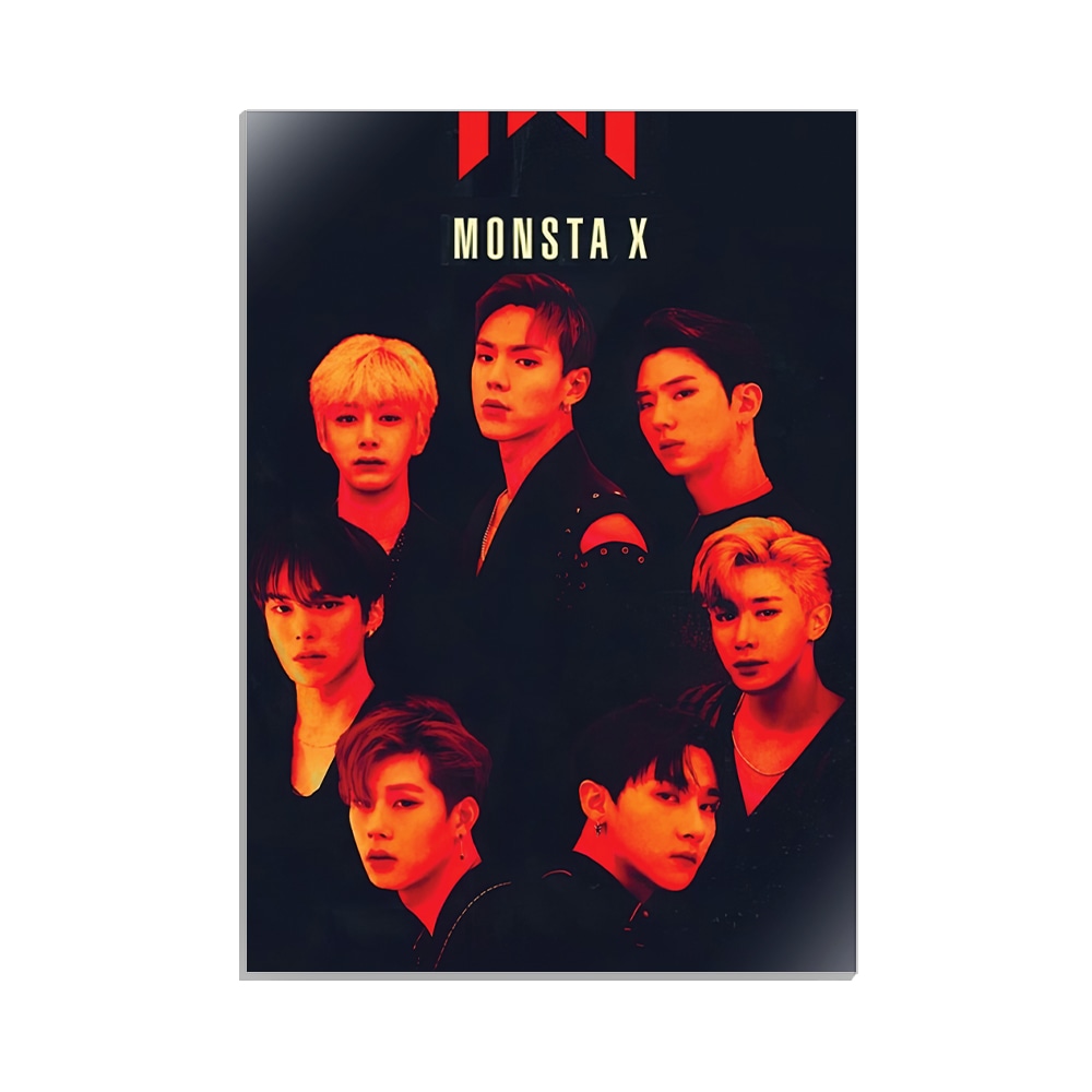 متال پوستر خواننده طرح Monsta x کد MP-20246