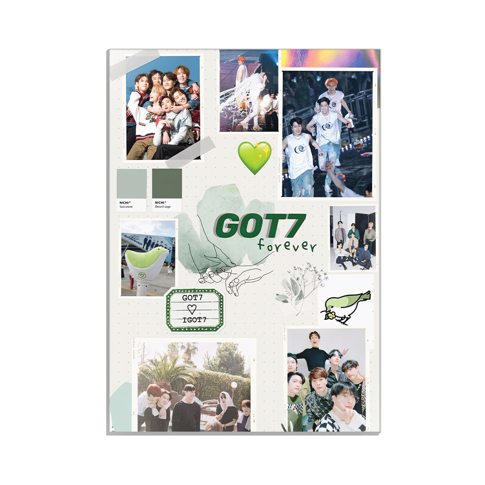 متال پوستر خواننده طرح Got 7 کد MP-20191