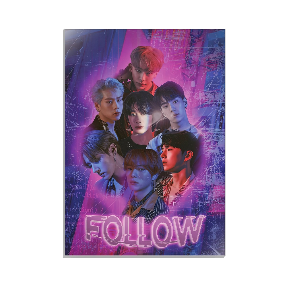 متال پوستر خواننده طرح Monsta x کد MP-20218